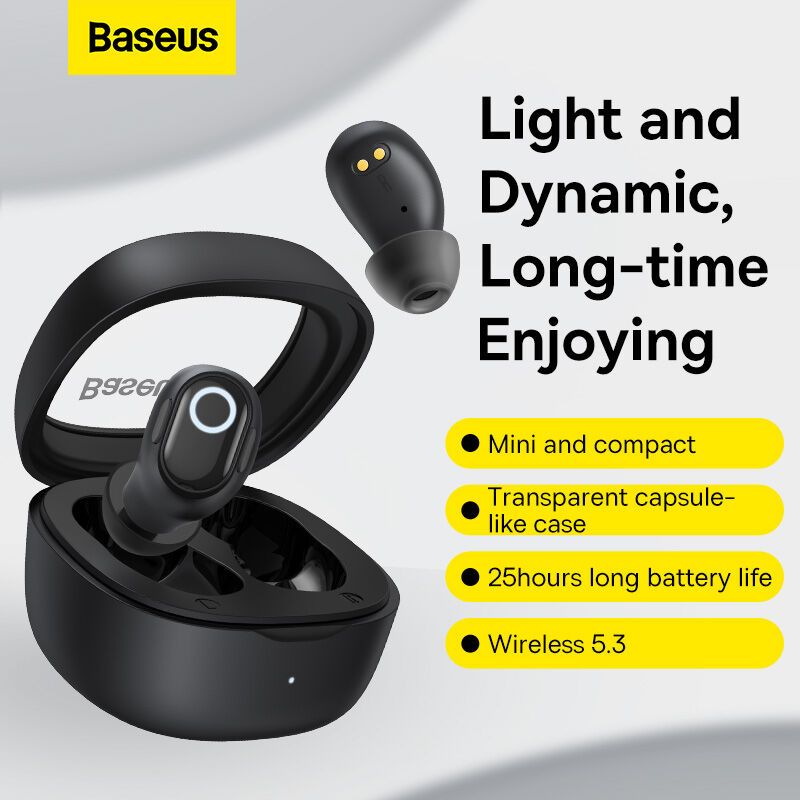 Baseus Bowie WM02 আল্ট্রা-মিনি ওয়্যারলেস ইয়ারবাডস