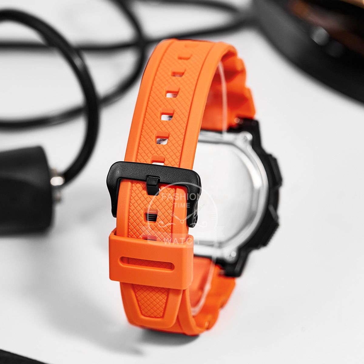 Casio এই-১০০০ডব্লিউ ১০ বছর ব্যাটারি লাইফ ডিজিটাল স্পোর্টস ওয়াচ thumbnail 4
