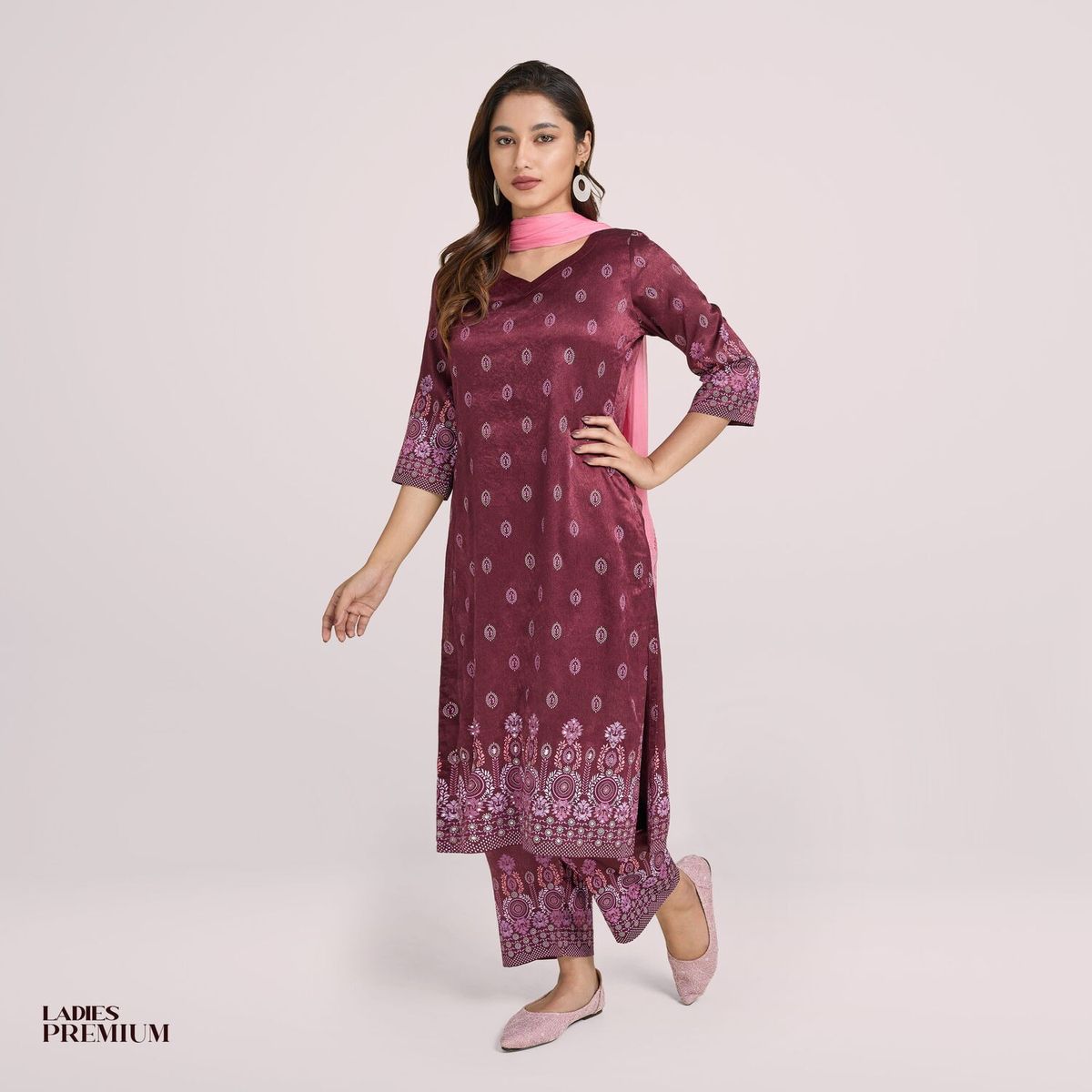 Fabrilife উইমেনস প্রিমিয়াম সালোয়ার কামিজ টু-পিস - হার্শিয়া alternate view