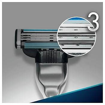 Gillette Mach3 পুরুষদের রেজর রিপ্লেসমেন্ট ব্লেডস (৪টি কার্টিজ প্যাক) thumbnail 3
