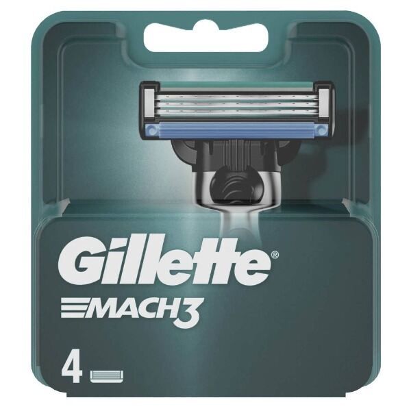 Gillette Mach3 পুরুষদের রেজর রিপ্লেসমেন্ট ব্লেডস (৪টি কার্টিজ প্যাক) thumbnail 4