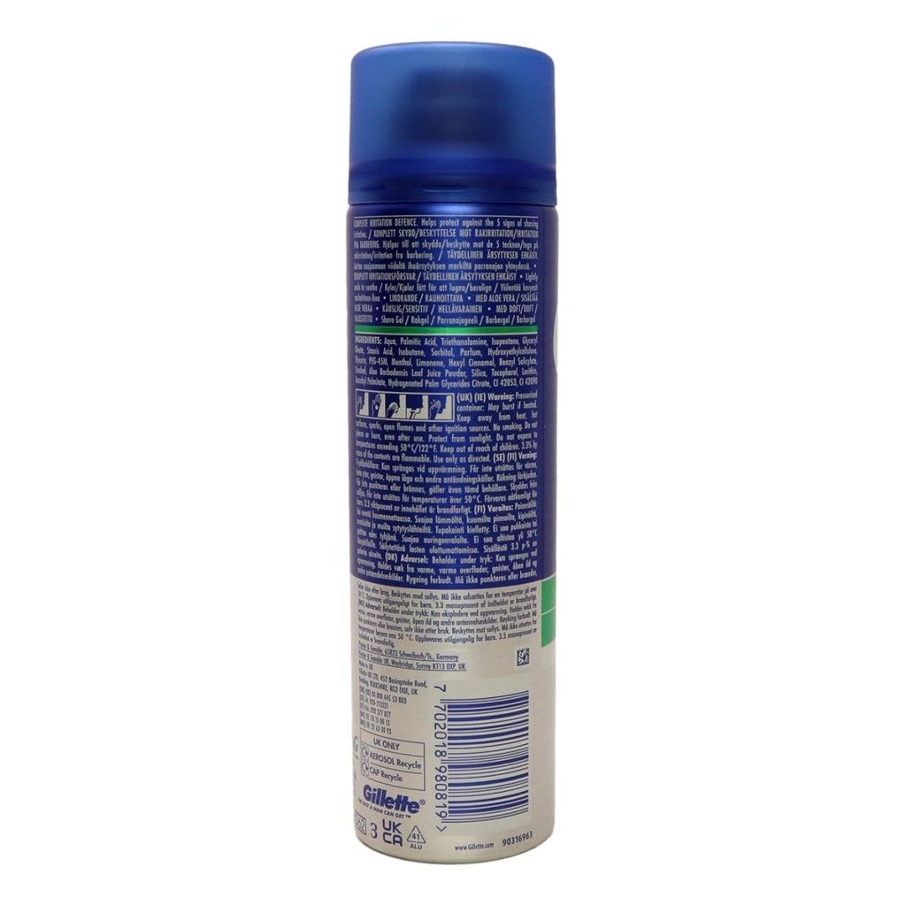 Gillette সিরিজ সেনসিটিভ স্কিন শেভ জেল অ্যালোভেরা সহ (২০০ মি.লি.) thumbnail 3