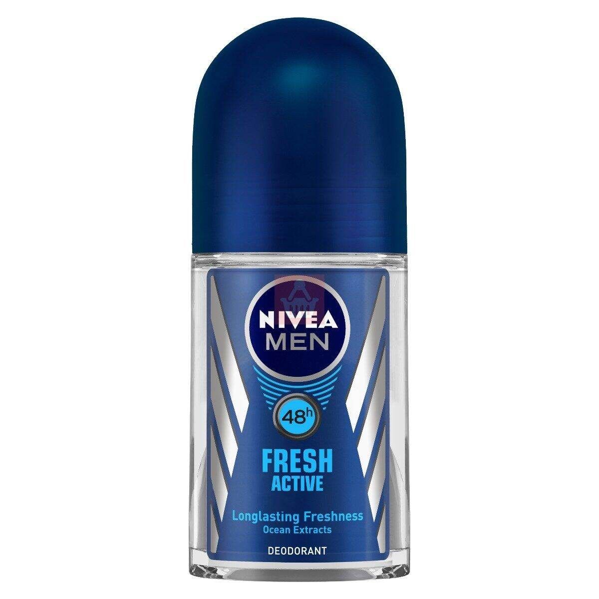 NIVEA MEN ফ্রেশ অ্যাক্টিভ অ্যান্টি-পারস্পিরেন্ট ডিওডোরেন্ট রোল-অন (৫০ মি.লি.)