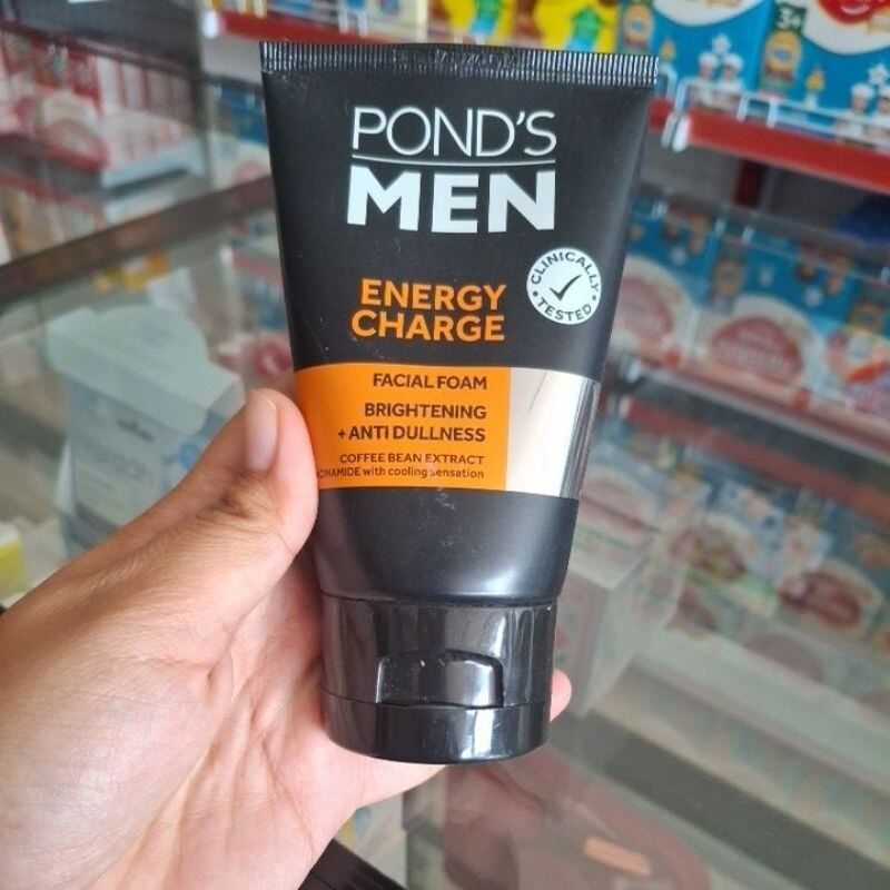 Ponds Men এনার্জি চার্জ ব্রাইটেনিং ফেসিয়াল ফোম (১০০ মি.লি.) thumbnail 3