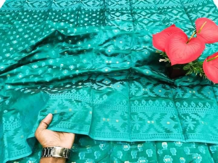 Silken Grace সফট সিল্ক কাতান শাড়ি alternate view
